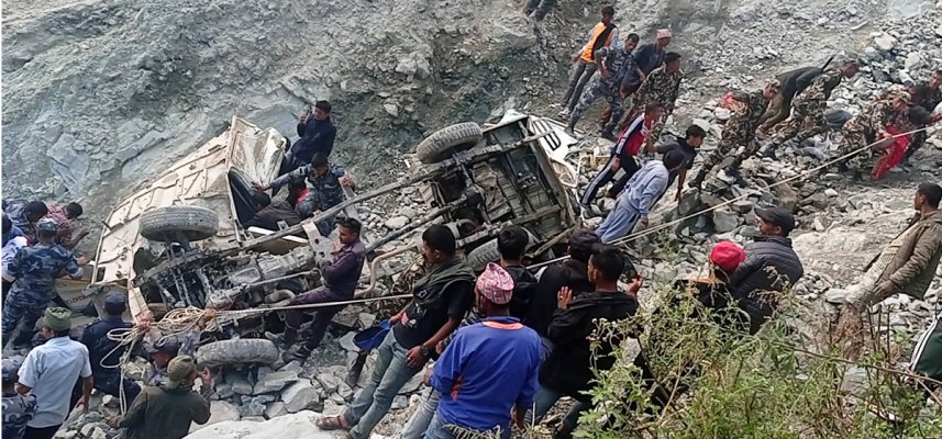 तुफानडाँडा जिप दुर्घटना : मष्टा गाउँ शोकमा