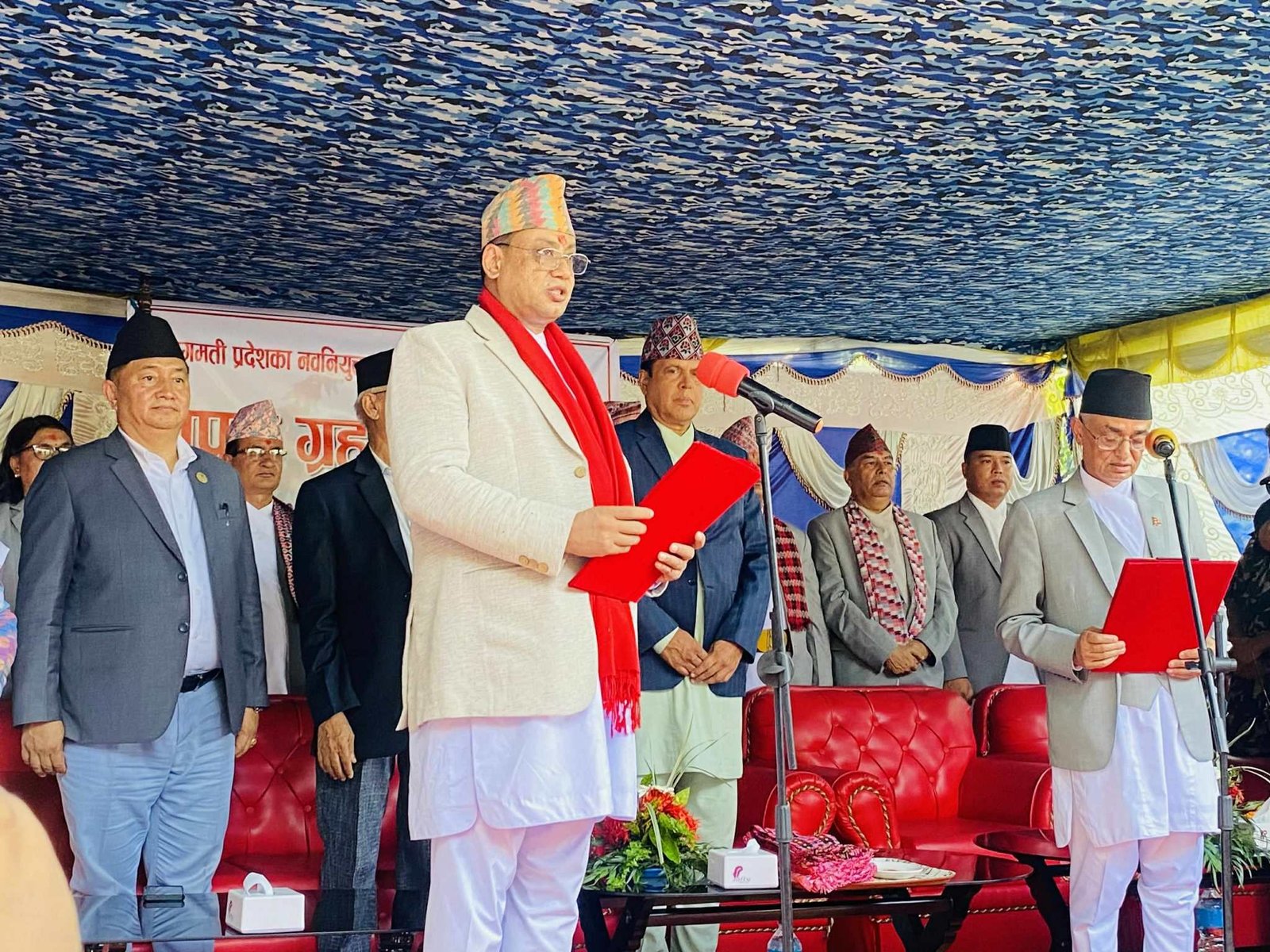 इन्द्र बानियाँ बागमती प्रदेशको छैटौं मुख्यमन्त्री नियुक्त, पद तथा गोपनीयताको शपथ ग्रहण