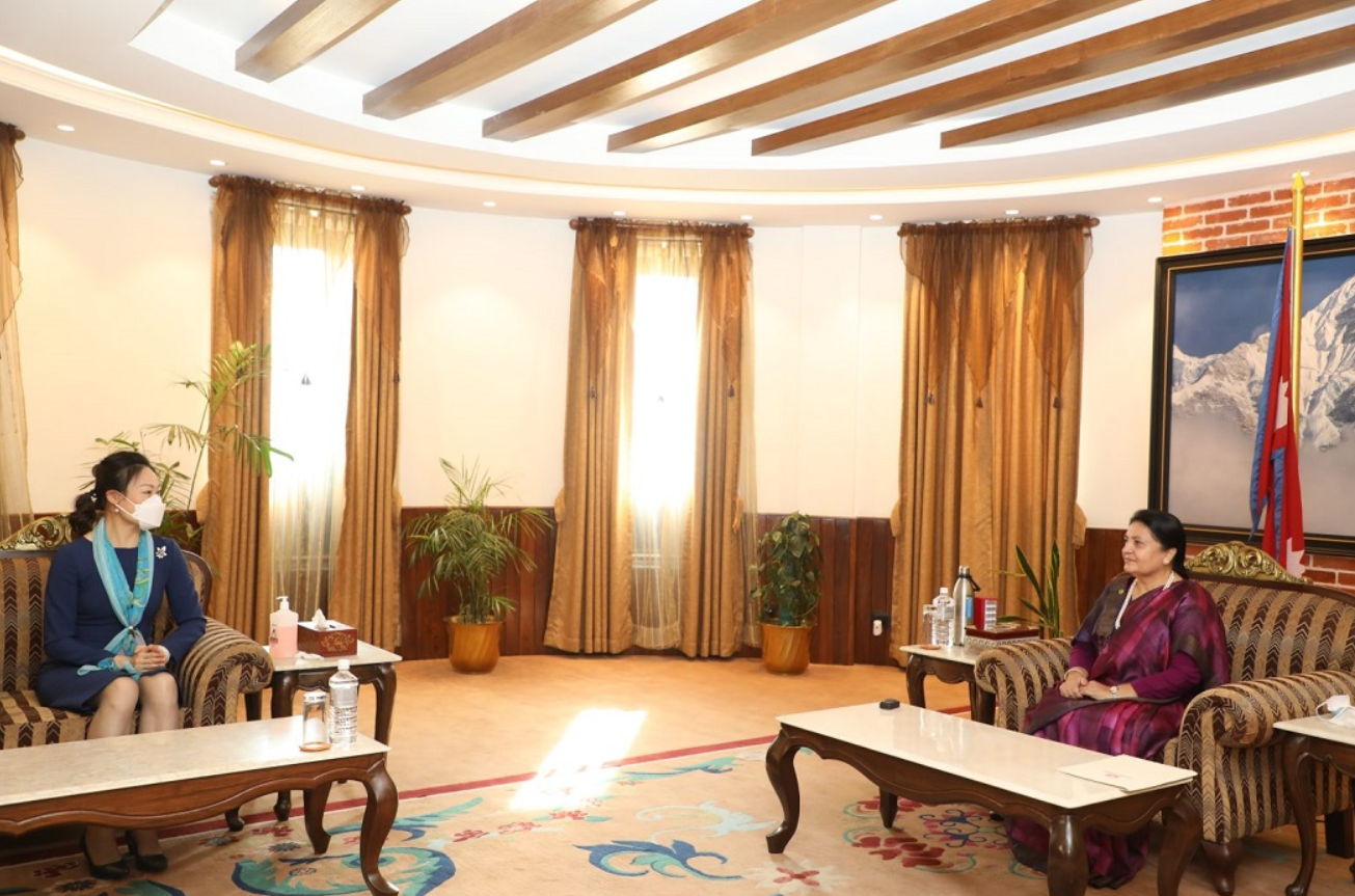 चिनियाँ राजदूत यान्छी बेइजिङ फर्कनुअघि शीतल निवासमा