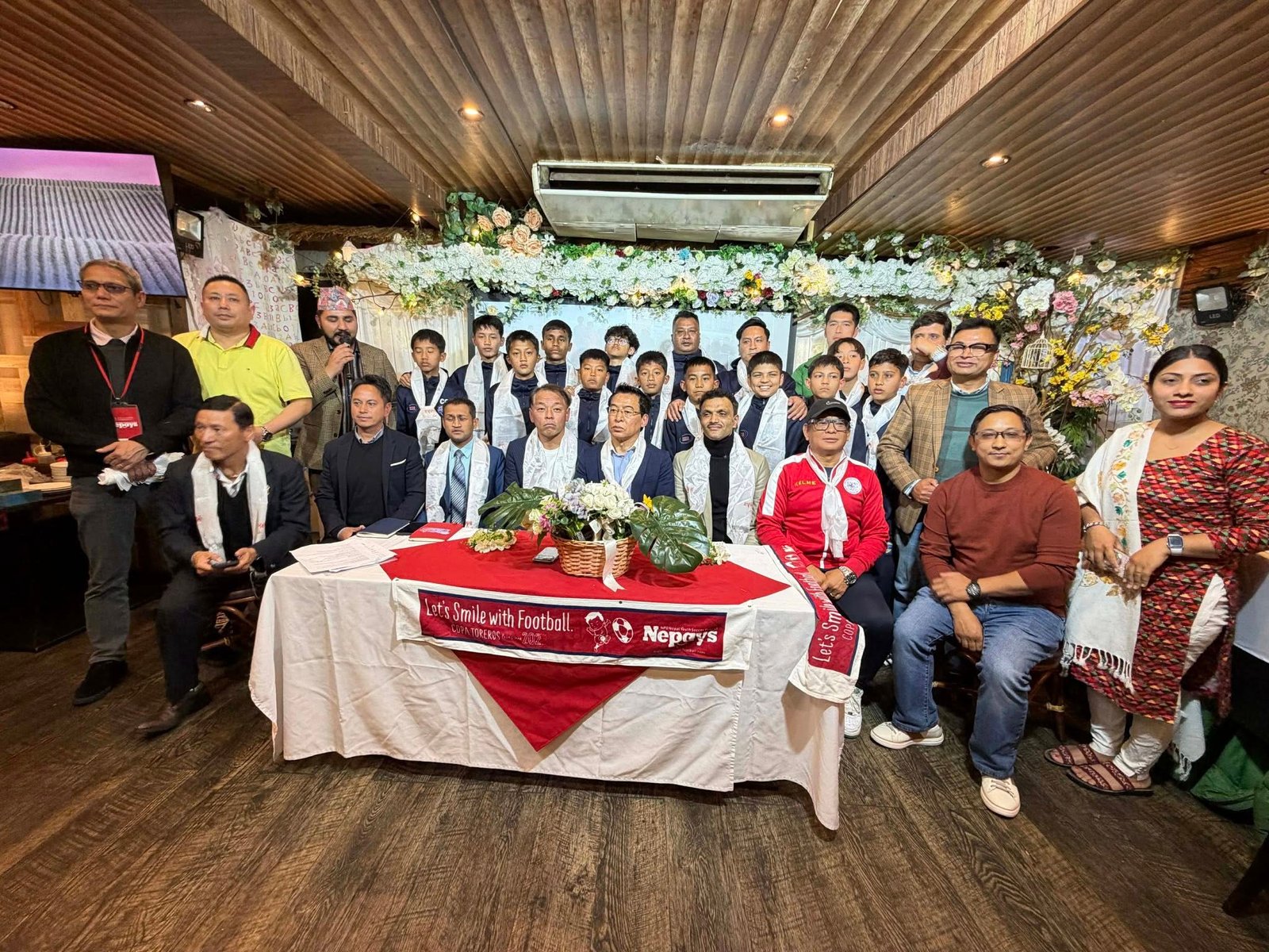 नेपालका बाल फुटबलरका लागि जापानमा ‘स्वागत भोज’ सम्पन्न