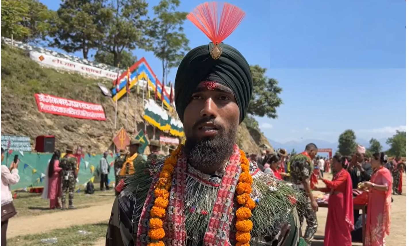नेपाली सेनामा पहिलो पटक सिख समुदायका युवा, बाँकेका करणले रचे इतिहास